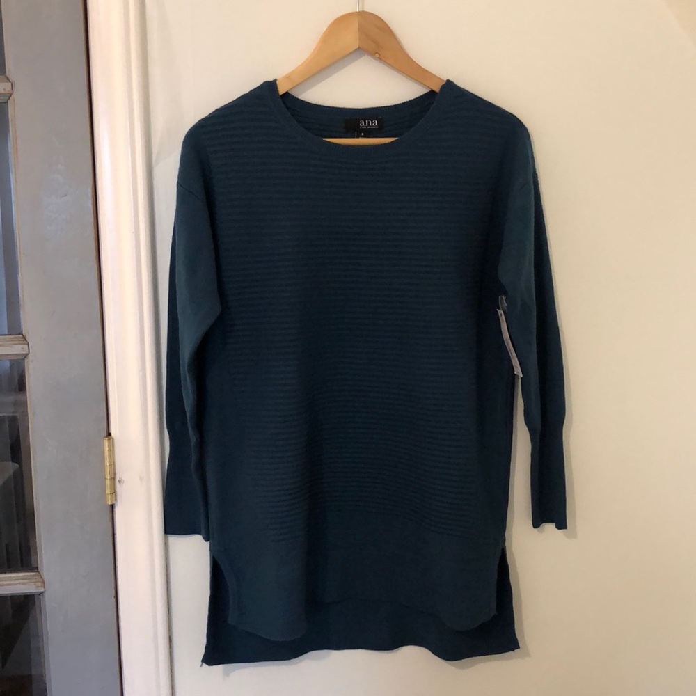 Deep teal blue sweater NWT